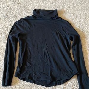 Black long sleeve turtleneck 100% cotton